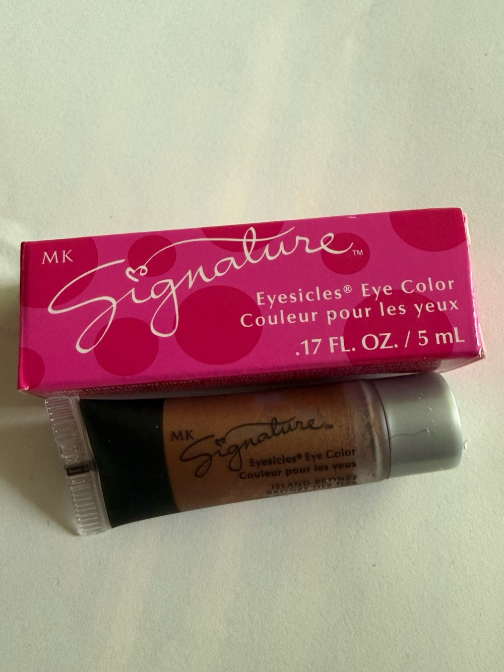 Mary Kay Island Bronze Eyesicles Eye Color Cream to Powder Eyeshadow Vintage NOS